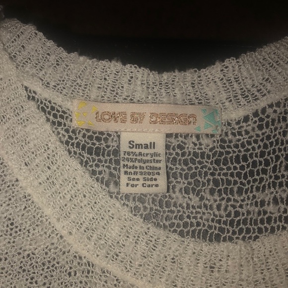 LOVE BY DESIGN NORDSTROM CREAM SWEATER - Picture 2 of 4